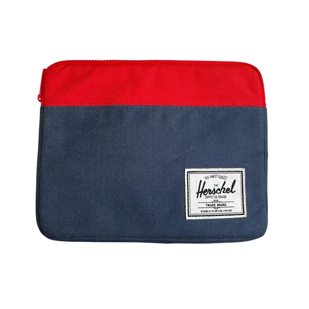 Herschel Red and Navy Blue Tablet or iPad Soft Padded Case